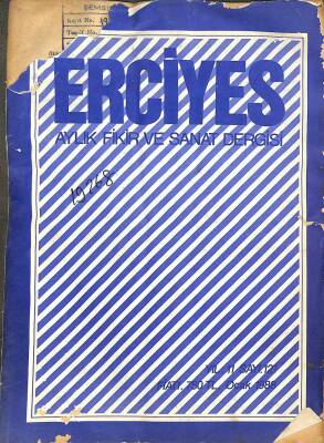 ERCİYES AYLIK FİKİR VE SANAT DERGİSİ SAYI121 OCAK 1988 - VILHELM THOMSEN VE GÖKTÜRK KİTABELERİNİ ÇÖZME METODU DRG1205 - 1