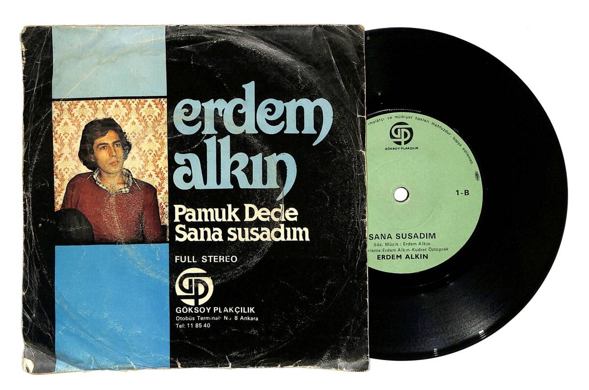 Erdem Alkın - Pamuk Dede / Sana Susadım PLAK (10/8) PLK25734 - 1