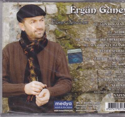 Ergün Güney - Esmer Sevdalım (Sıfır Ürün) CD Müzik CD1233 - 2