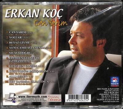 Erkan Koç - Can Yarim (Sıfır Ürün) CD Müzik CD1792 - 2