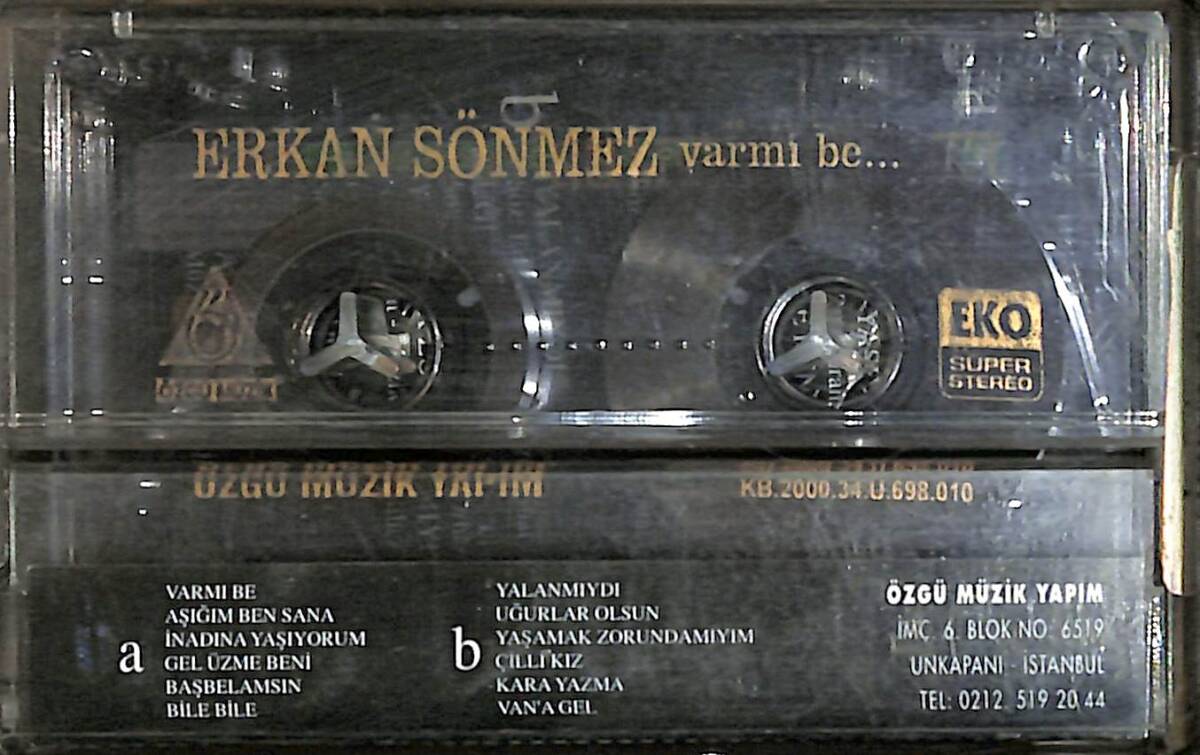 Erkan Sönmez - Var Mı Be Kaset (İkinci El) KST27181 - 2