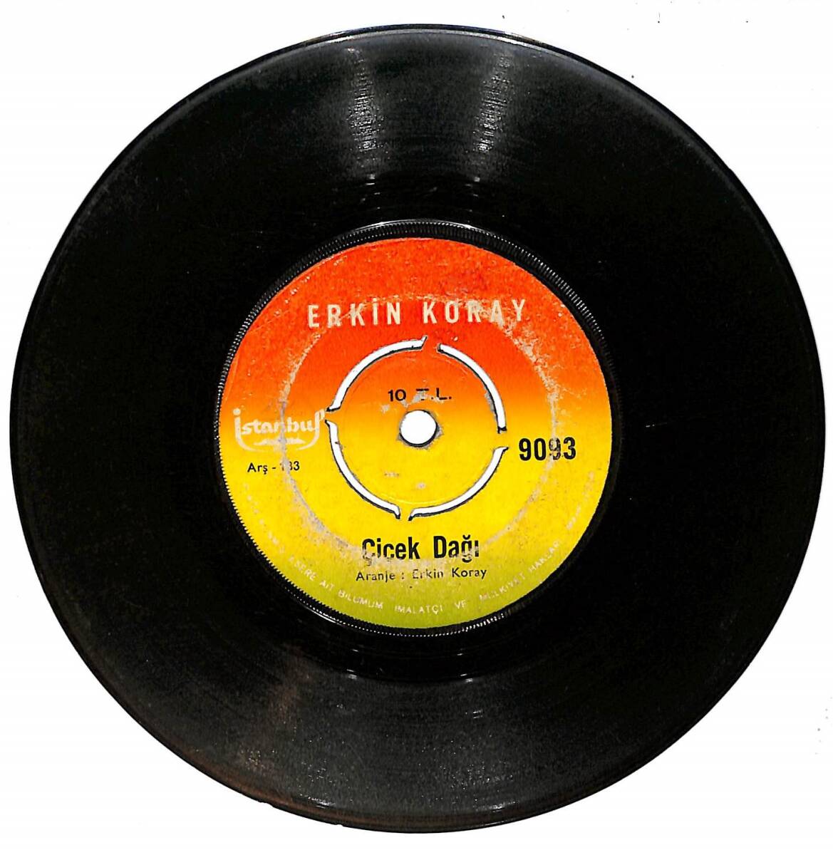 Erkin Koray - Çiçek dağı / Hop hop Gelsin Plak (10/6.5) PLK25316 - 1