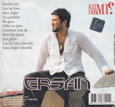 Ersan *Kızdın Mı?* ( İkinci El ) CD Müzik CD845 - 8