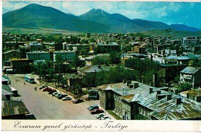 Erzurum Şehrinden Görünüm Kartpostal *Arkası Yazılı* KRT11540 - 1