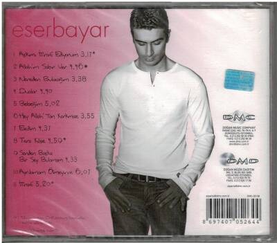 Eser Bayar - Aşkımı İtiraf Ediyorum CD Müzik CD524 - 6