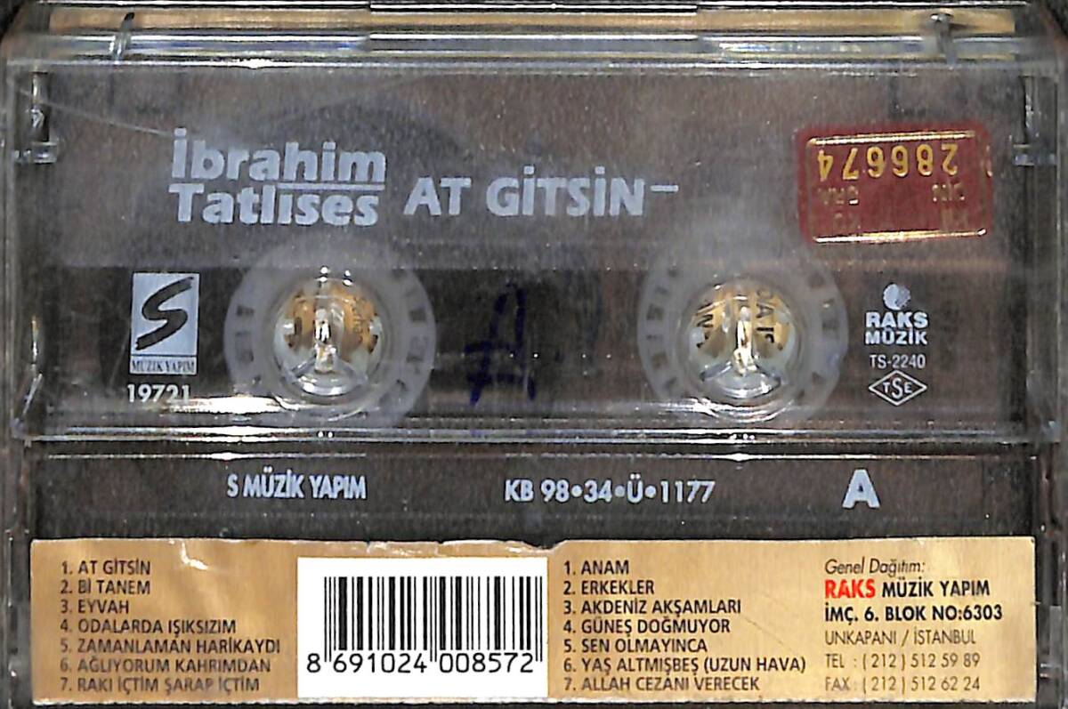 İbrahim Tatlıses - At Gitsin KST26098 - 2