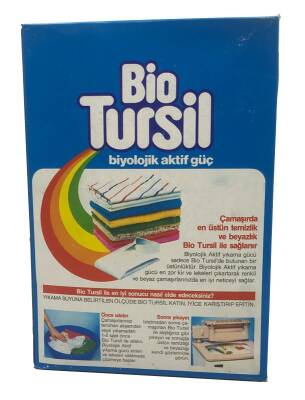 Eski Bakkal - Bio Tursil Toz Deterjan 1980ler Kusursuz Kondisyon AOB768 - 3