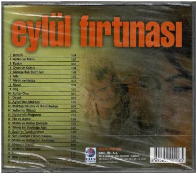 Eylül Fırtınası - Orjinal Film Müziği CD Müzik CD591 - 8