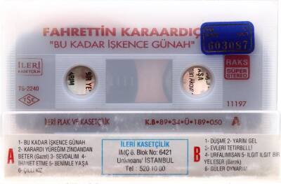 Fahrettin Karaardıç *Bu Kadar İşkence Günah* Kaset KST6440 - 4