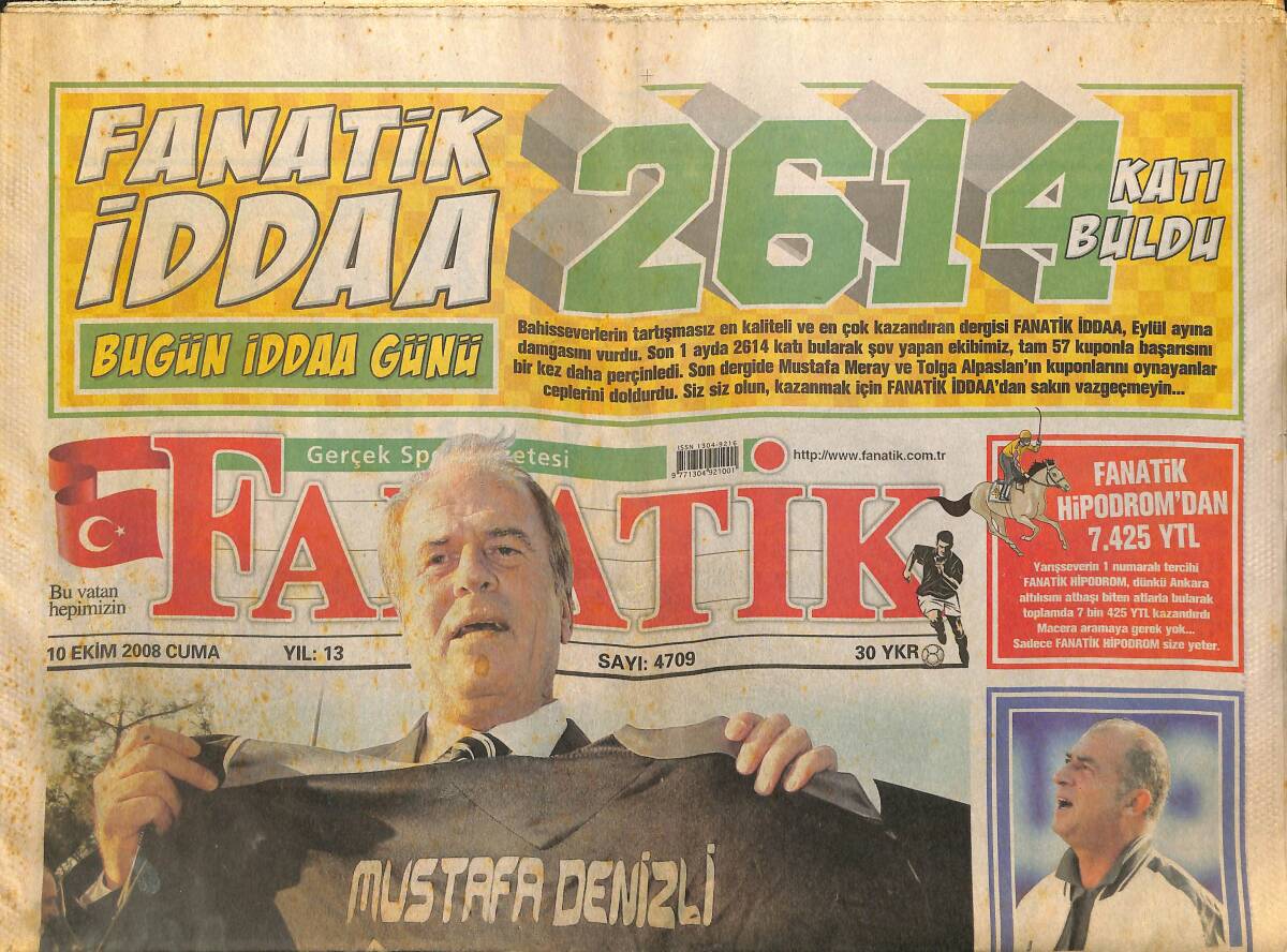 Fanatik Gazetesi 10 Ekim 2008 - NBA'de De King Solomon - Roberto Carlos'a Talip Var - Galatasaray'da Terim Rüzgarı GZ155318 - 1