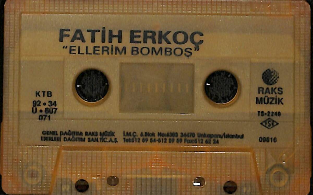 Fatih Erkoç - Ellerim Bomboş Kaset (İkinci El) KST26485 - 1