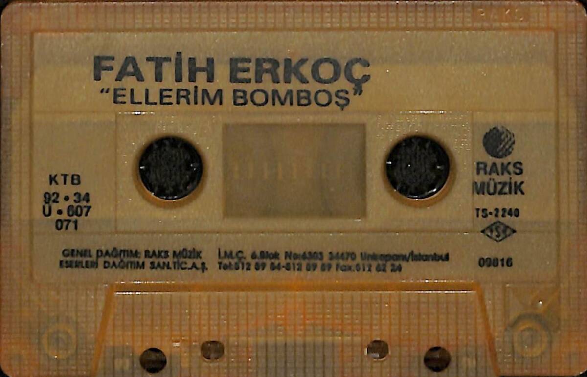 Fatih Erkoç - Ellerim Bomboş Kaset (İkinci El) KST26485 - 2