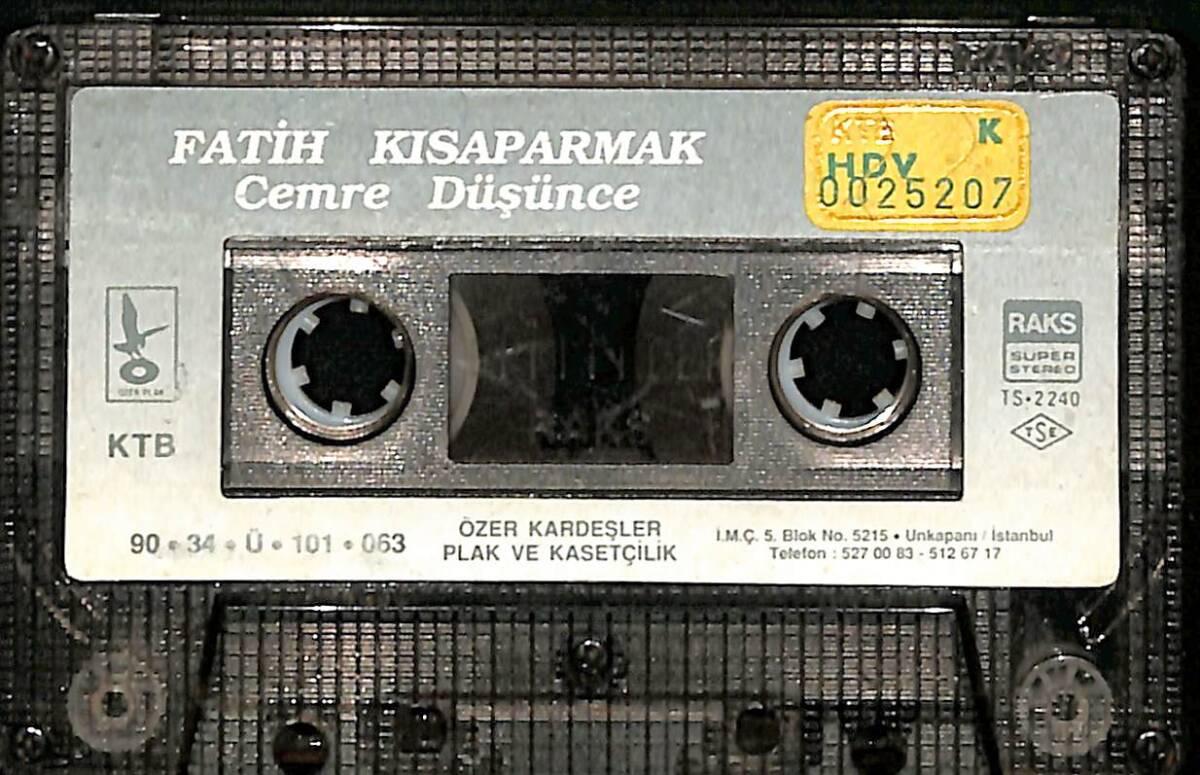 Fatih Kısaparmak - Cemre Düşünce Kaset (Sarı Bandrol - İkinci El) KST27863 - 2