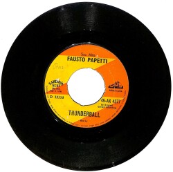 Fausto Papetti - Thunderball / Summertime PLAK (10/5.5) PLK24796 - 1