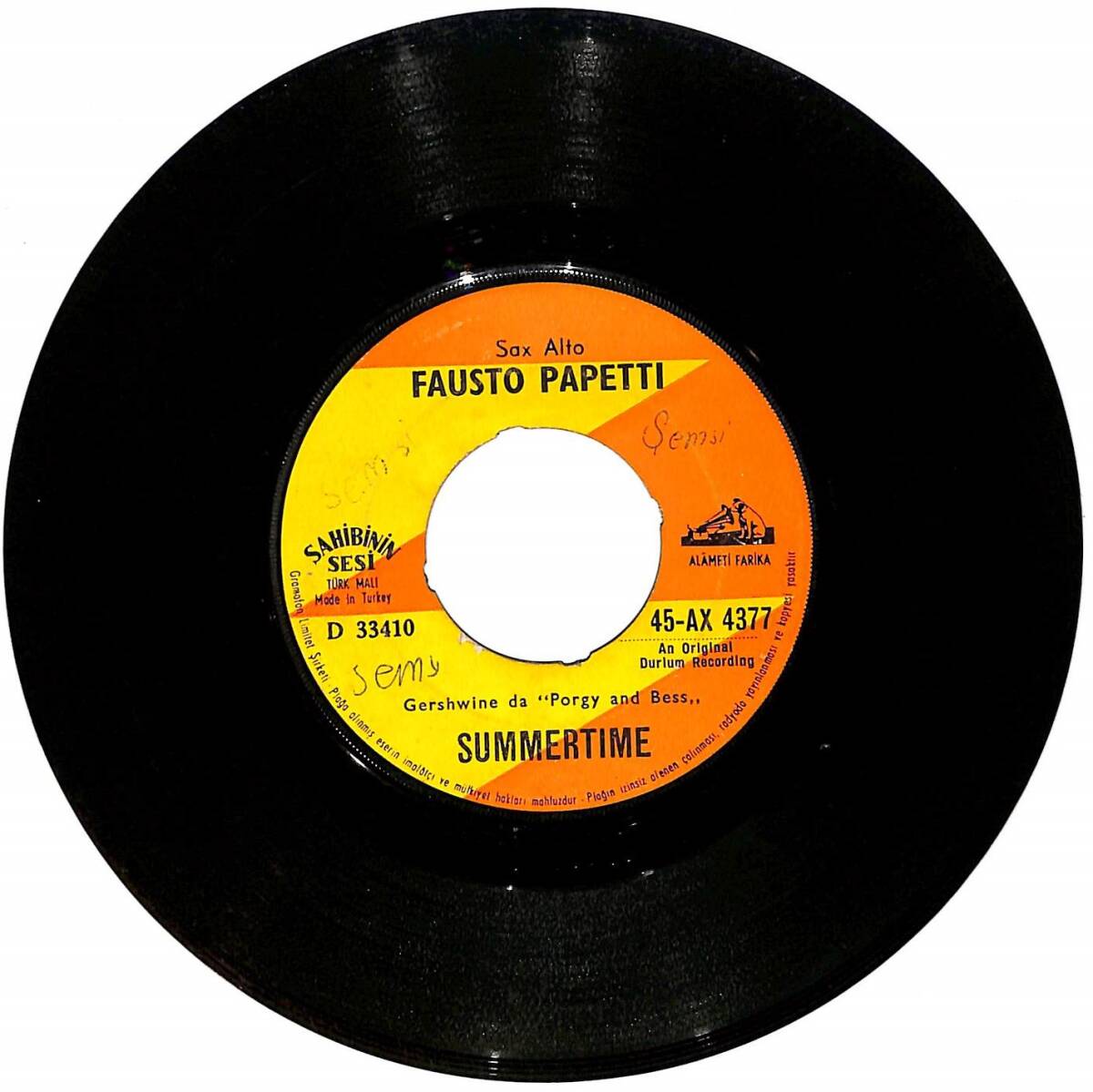 Fausto Papetti - Thunderball / Summertime PLAK (10/5.5) PLK24796 - 2