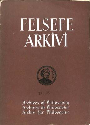 FELSEFE ARKİVİ SAYI22-23 KTP1937 - 1