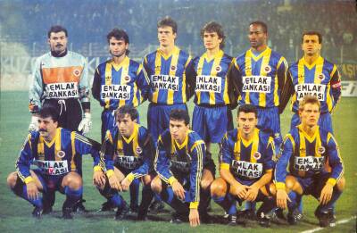 Fenerbahçe 1993-1994 Takım Kartpostal (Orta Boy) KRT19817 - 1