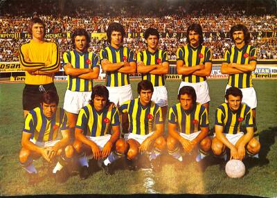 Fenerbahçe Eski Oyuncu Kadrosu Kartpostal KRT19733 - 1