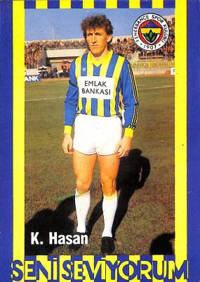 Fenerbahçe Futbolcu K.Hasan Kartpostal KRT18962 - 1