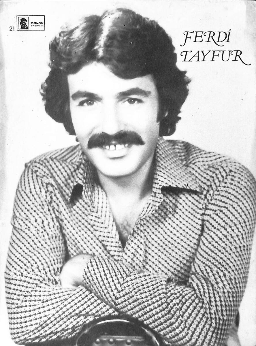 Ferdi Tayfur Kartpostal (Orta Boy) KRT21689 - 1