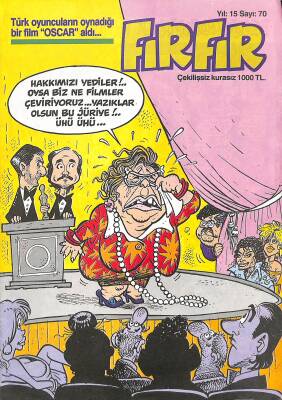 Fırfır Mizah Dergisi Sayı 70 1 Nisan 1991 NDR82396 - 1