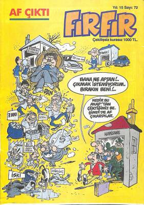 Fırfır Mizah Dergisi Sayı 72 15 Nisan 1991 NDR82397 - 1