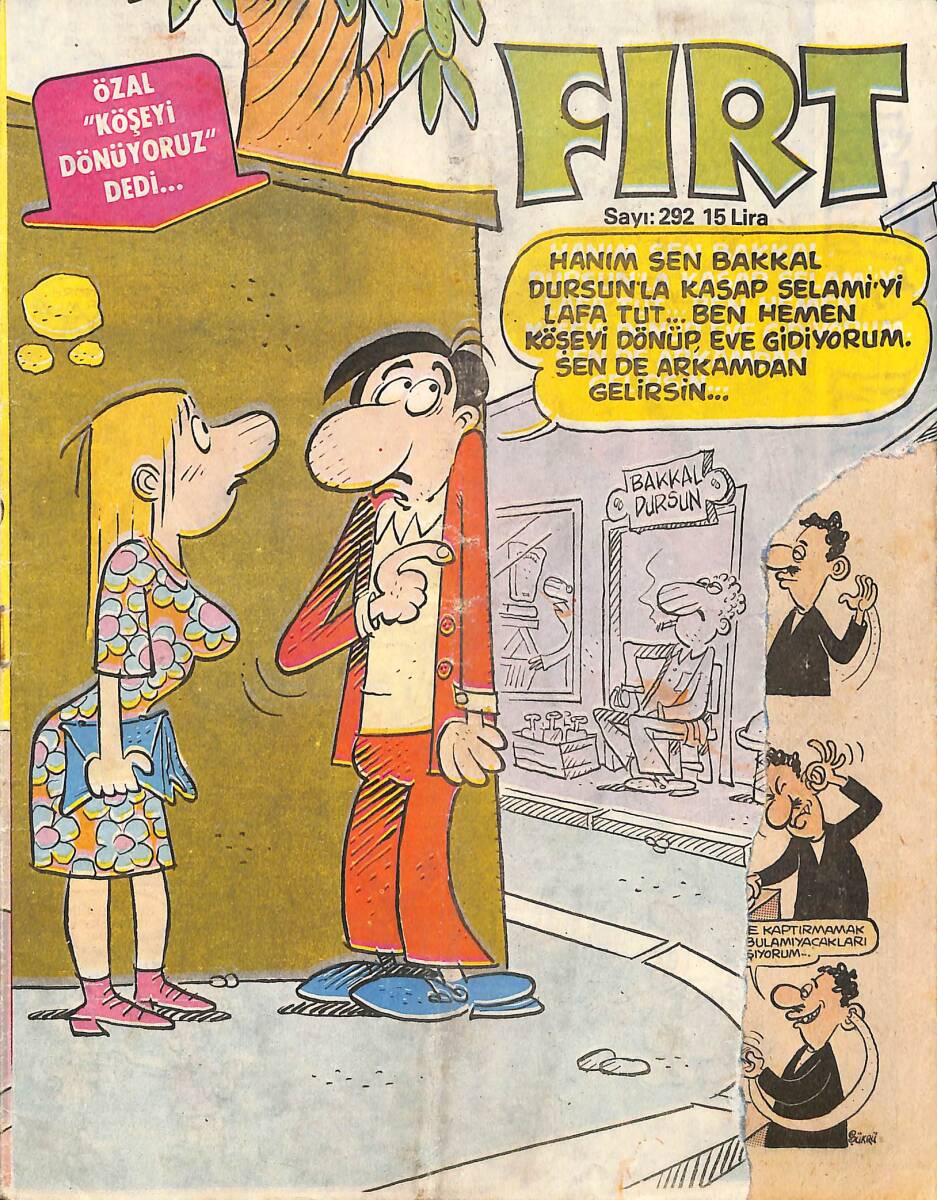 Fırt Mizah Dergisi 13 Ekim 1981 Sayı : 292 NDR87734 - 1