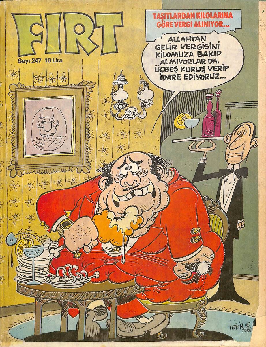 Fırt Mizah Dergisi 2 Aralık 1980 Sayı : 247 NDR87731 - 1