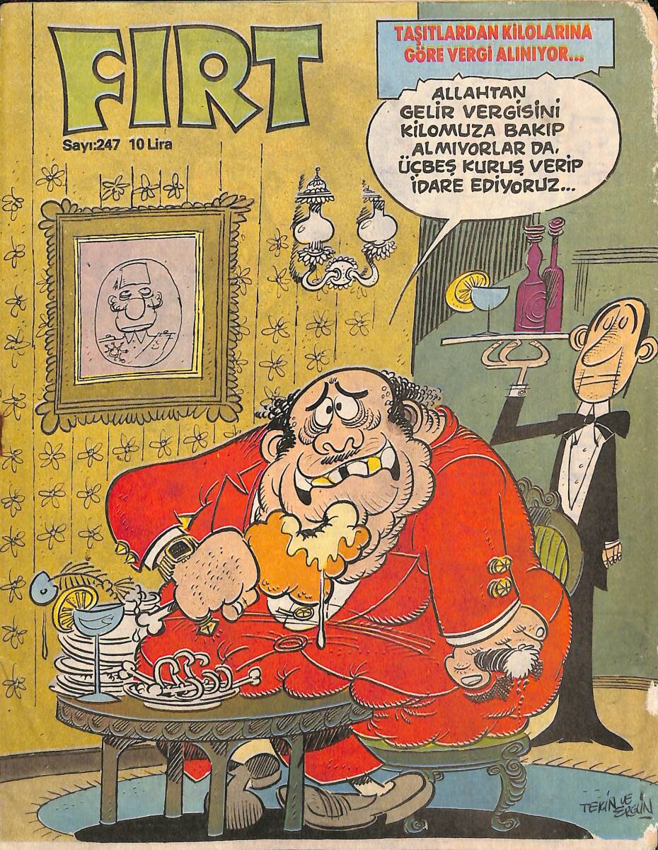 Fırt Mizah Dergisi 2 Aralık 1980 Sayı : 247 NDR87745 - 1