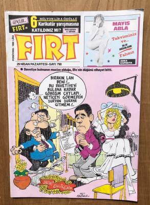 Fırt Mizah Dergisi 20 Nisan 1991 Sayı 790 NDR16554 - 1