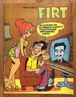 Fırt Mizah Dergisi Sayı 21 150 Kuruş 3 Ağustos 1976 - 1