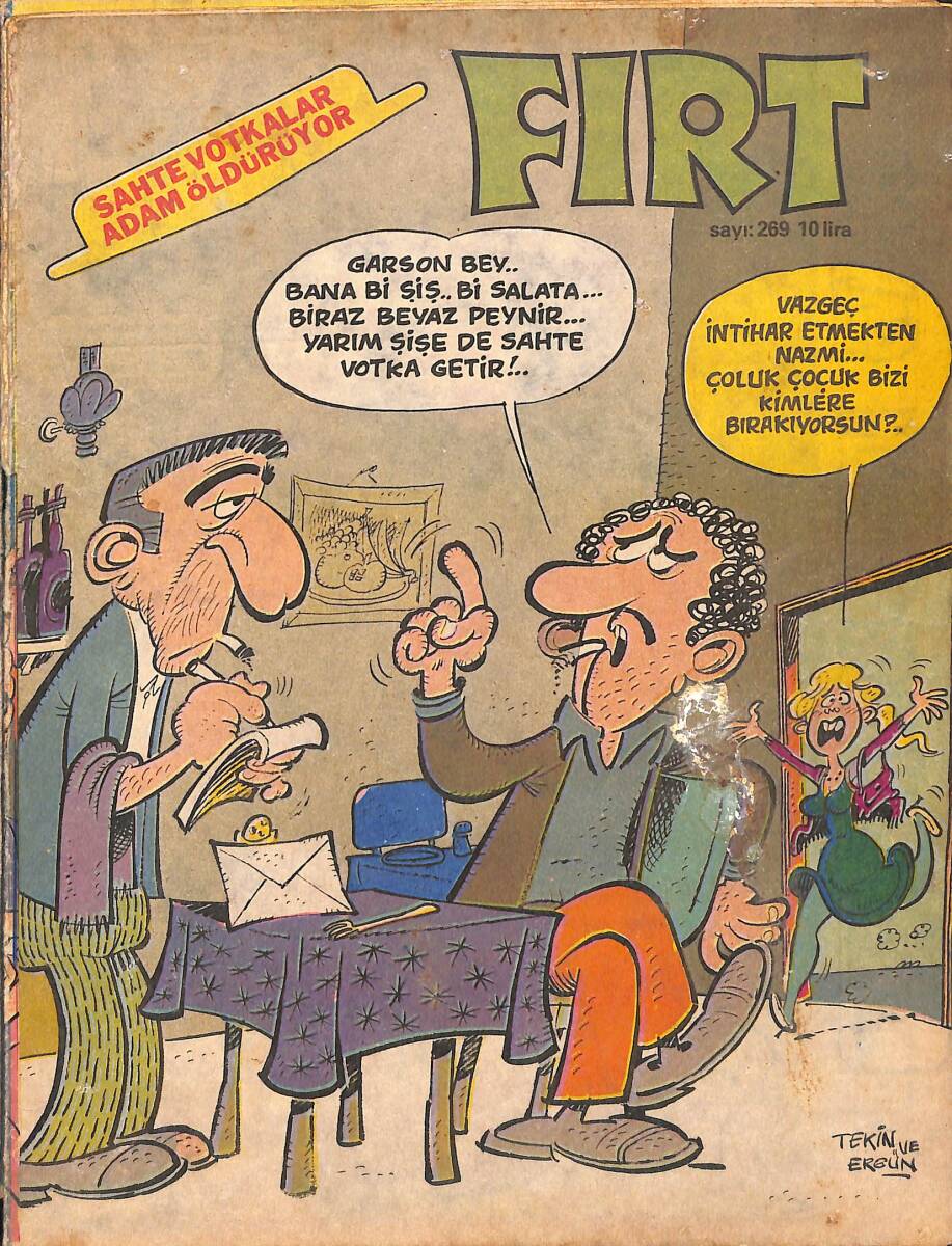 Fırt Mizah Dergisi / Sayı 269 / 5 Mayıs 1981 NDR89884 - 1