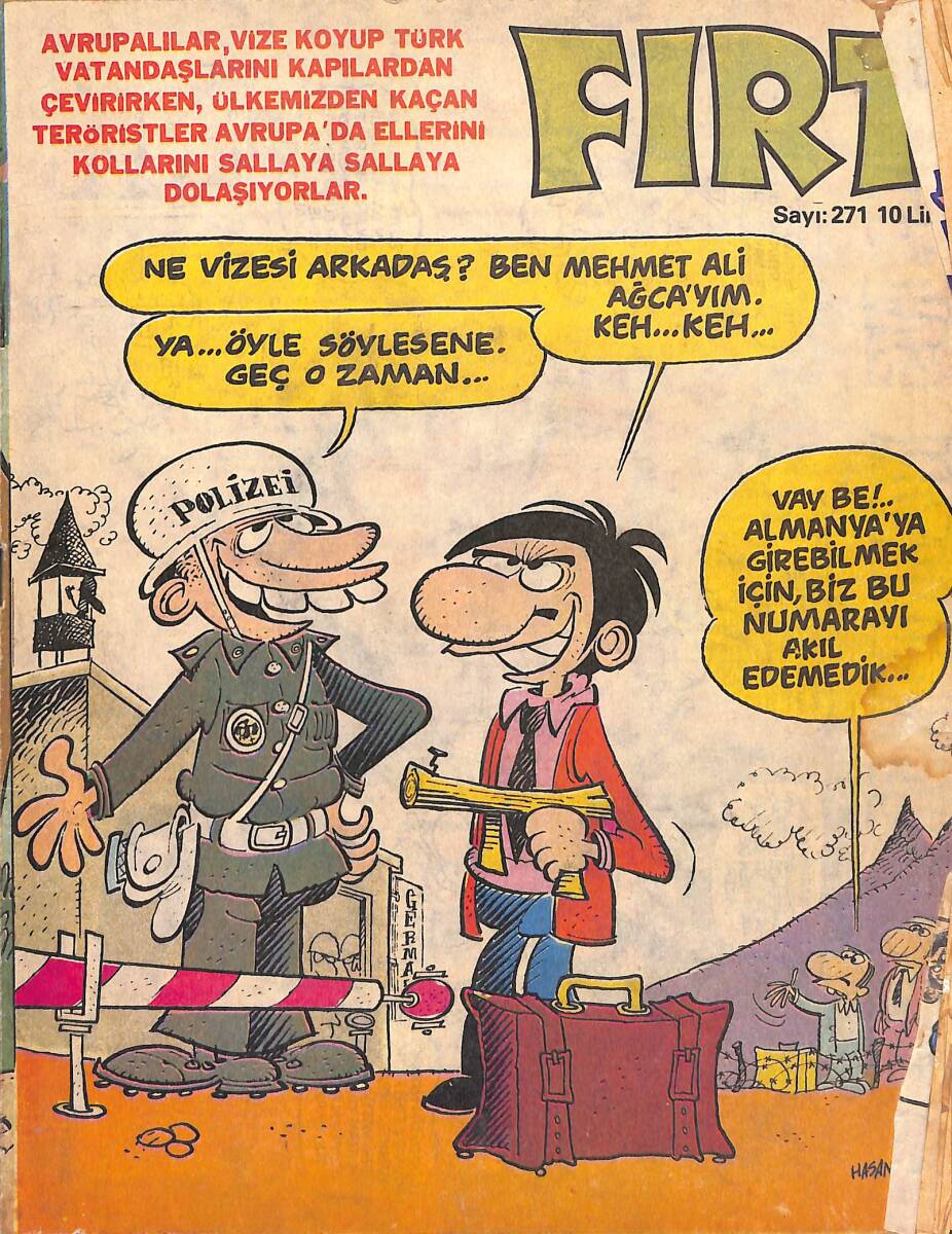 Fırt Mizah Dergisi / Sayı 271 / 19 Mayıs 1981 NDR89883 - 1