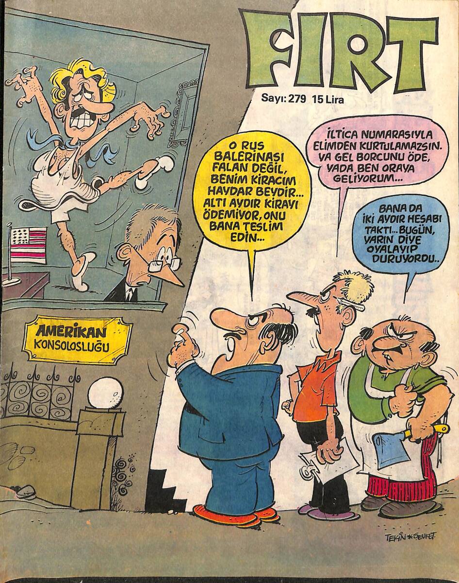 Fırt Mizah Dergisi / Sayı 279 / 14 Temmuz 1981 NDR89881 - 1