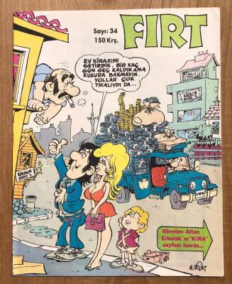 Fırt Mizah Dergisi Sayı 34 150 Kuruş 2 Kasım1976 - 1