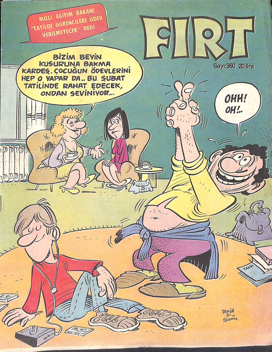 Fırt Mizah Dergisi / Sayı 360 / 1 Şubat 1983 NDR89890 - 1