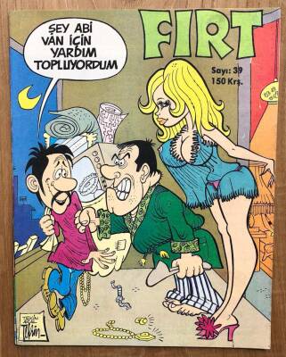 Fırt Mizah Dergisi Sayı 39 150 Kuruş 7 Aralık 1976 - 1