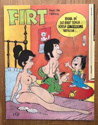 Fırt Mizah Dergisi Sayı 56 150 Kuruş 5 Nisan1977 - 1