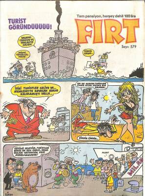 Fırt Mizah Dergisi Sayı 579 14 Nisan 1987 NDR82403 - 1