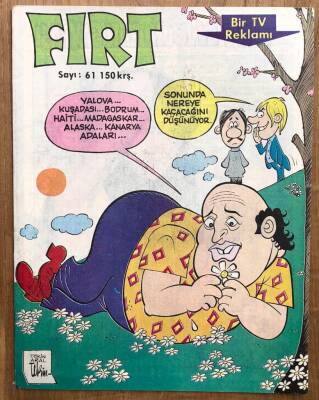 Fırt Mizah Dergisi Sayı 61 150 Kuruş 10 Mayıs 1977 - 1