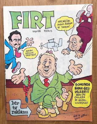 Fırt Mizah Dergisi Sayı 66 150 Kuruş 14 Haziran 1977 - 1