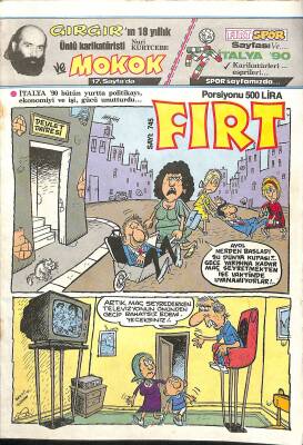 Fırt Mizah Dergisi Sayı 745 19 Haziran 1990 NDR82372 - 1