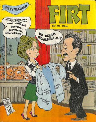 Fırt Mizah Dergisi Sayı105 14 Mart 1978 NDR20442 - 1