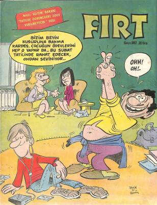 Fırt Mizah Dergisi Sayı360 1 Şubat 1983 NDR30045 - 1