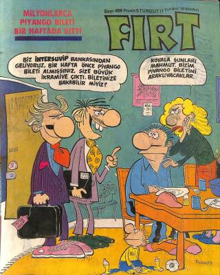 Fırt Mizah Dergisi Sayı459 25 Aralık 1984 NDR30034 - 1