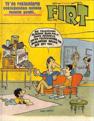 Fırt Mizah Dergisi Sayı472 26 Mart 1985 NDR21229 - 1