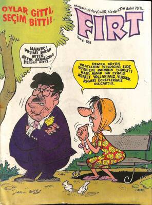 Fırt Mizah Dergisi Sayı551 30 Eylül 1986 NDR30000 - 1