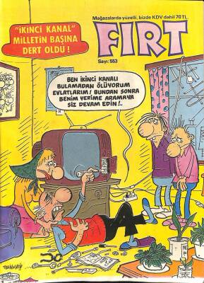 Fırt Mizah Dergisi Sayı553 14 Ekim 1986 NDR30004 - 1