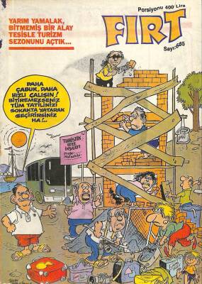 Fırt Mizah Dergisi Sayı685 25 Nisan 1989 NDR21321 - 1