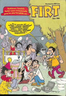 Fırt Mizah Dergisi Sayı699 1 Ağustos 1989 NDR21327 - 1